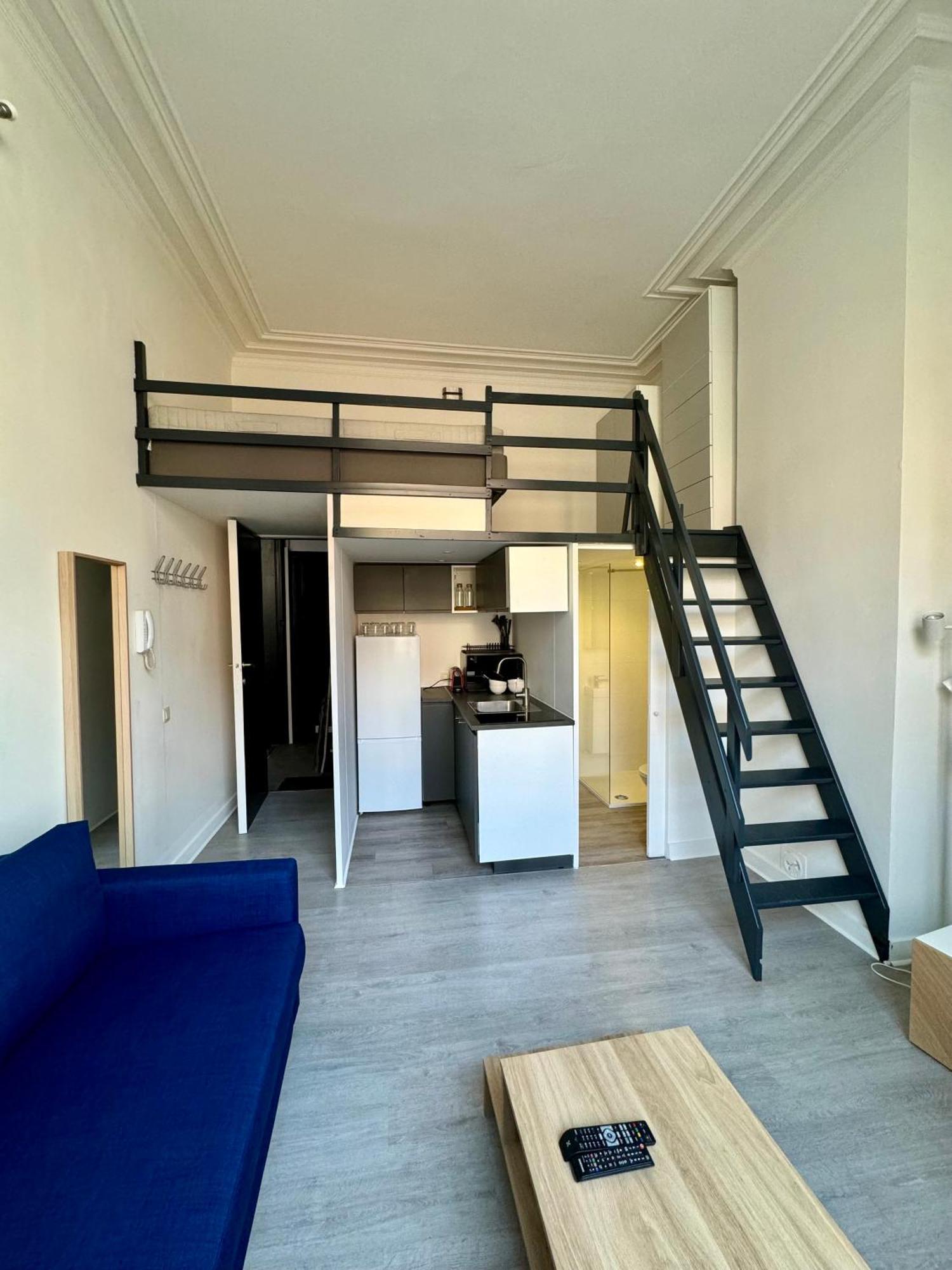 Studio Avec Chambre En Mezzanine Brusel Exteriér fotografie