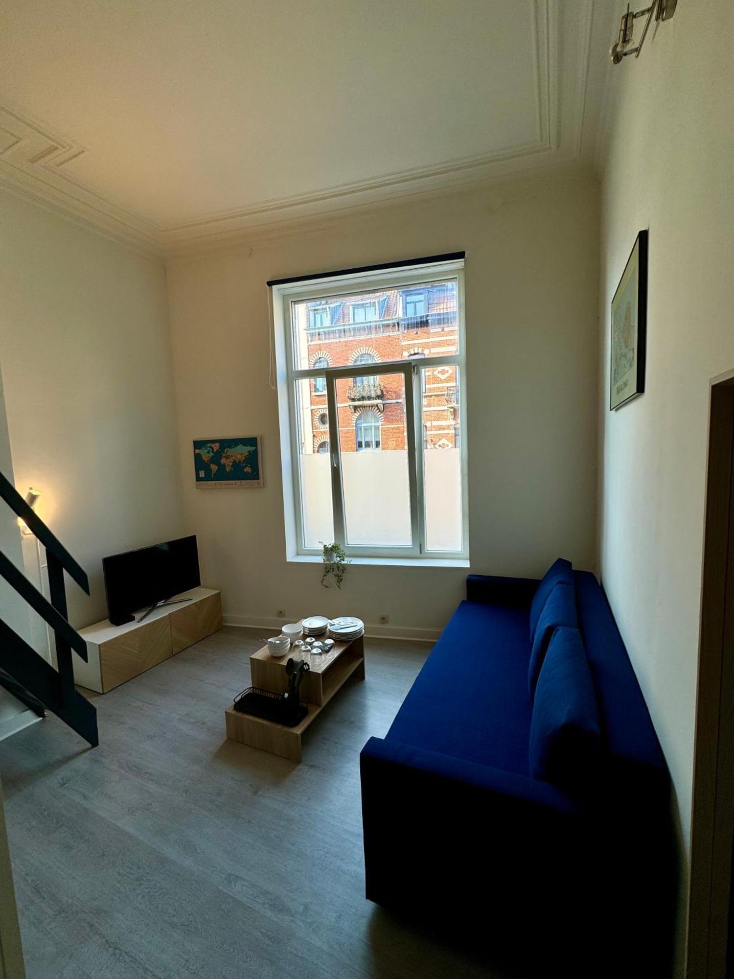 Studio Avec Chambre En Mezzanine Brusel Exteriér fotografie